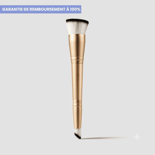 Pinceau 2 en 1 pour construire et corriger le maquillage